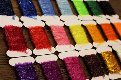 2019 100M Assorted Tinsel Chenille Crystal Flash Line Fly Tying Materials For Fly Fishing From ...