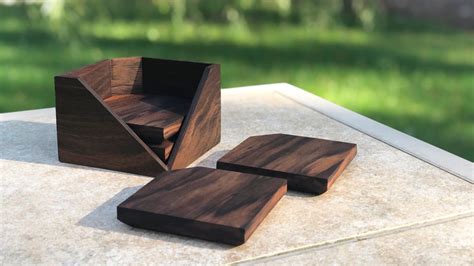 Modern Coaster Set — Timber Biscuit Woodworks