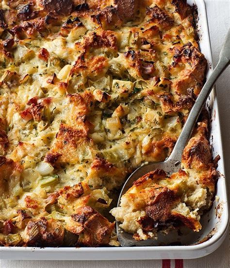 Ina Garten.... a Thanksgiving stuffing thought - a savory bread pudding ...