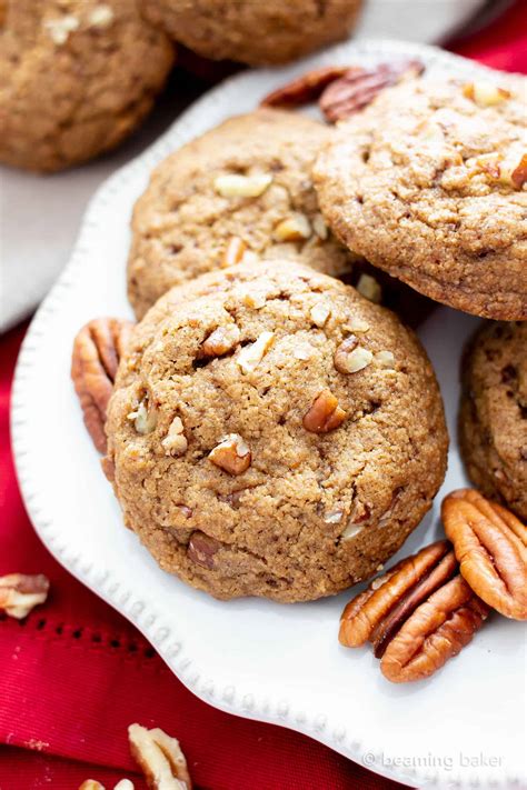 Easy Vegan Cinnamon Pecan Cookies (Gluten-Free, Dairy-Free, Refined Sugar-Free, Healthy ...