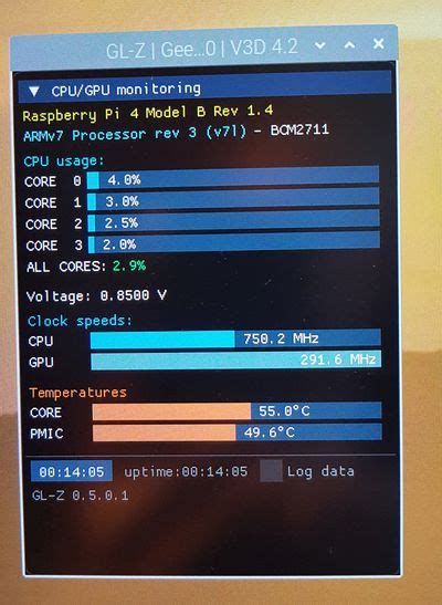 Quick Temperature Test of the Raspberry Pi 4 8GB | Geeks3D