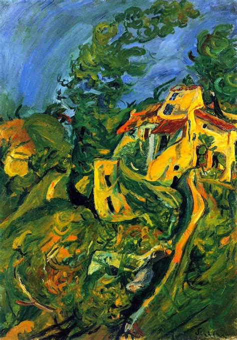 Landscape At Cagnes By Chaim Soutine Reproduction from Cutler Miles