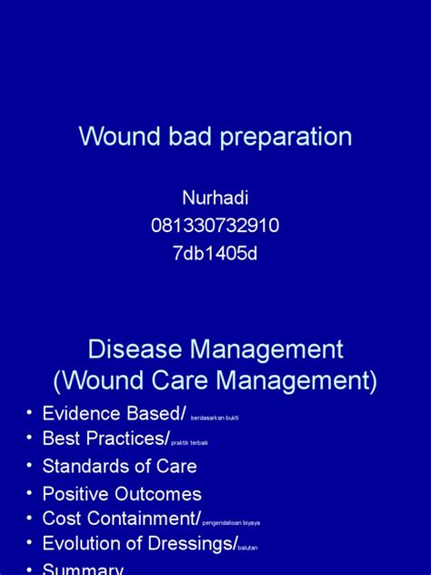 Wound Bed Preparation 2 | Wound | Medical Treatments | Free 30-day Trial | Scribd