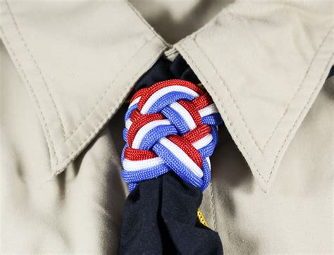 Boy Scout Eagle Neckerchief Woggle Slide Turks Head Knot Paracord ...