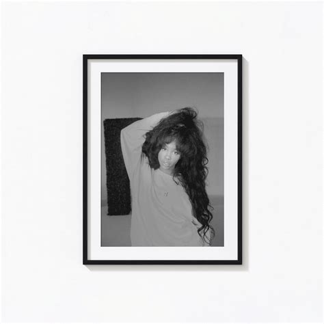 SZA Posters / SZA Black and White Wall Art, Magazine Posters, Album ...