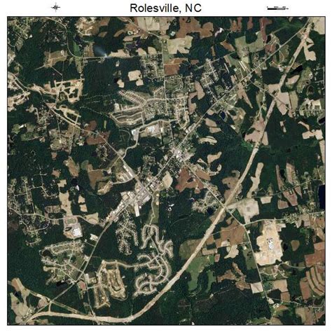 Aerial Photography Map of Rolesville, NC North Carolina