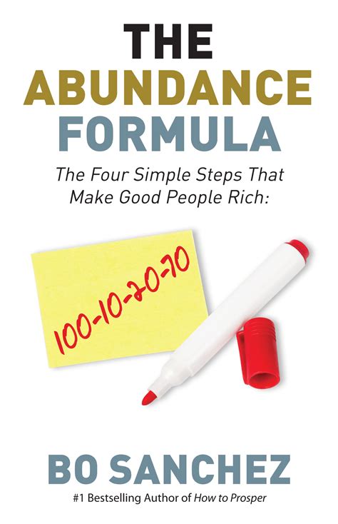 The Abundance Formula: The Four Simple Steps That Make Good People Ric ...