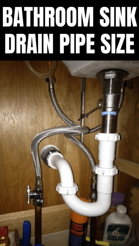 Bathroom Sink Drain Pipe Size: Guide on Size and Units Connected