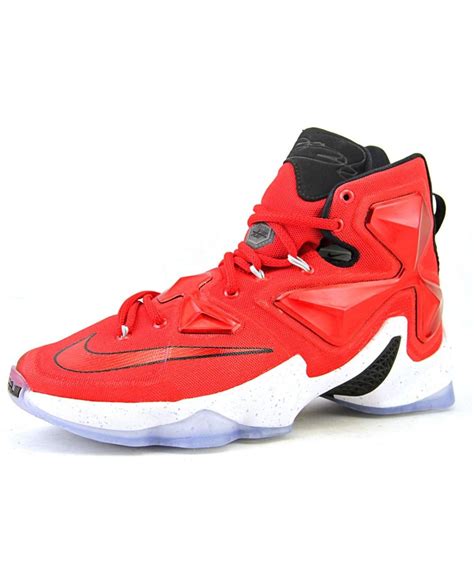 NIKE NIKE LEBRON XIII MEN ROUND TOE SYNTHETIC RED BASKETBALL SHOE'. # ...