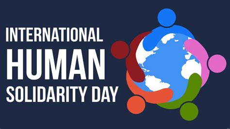 International Human Solidarity Day Wallpaper Background in EPS, Illustrator, JPG, PSD, PNG, PDF ...