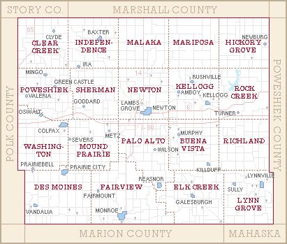 Jasper County Iowa Map - Oconto County Plat Map