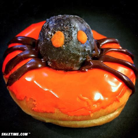 Dunkin' Donuts Spider Donut: SPOOKY HALLOWEEN FLAVORS! | Snaxtime