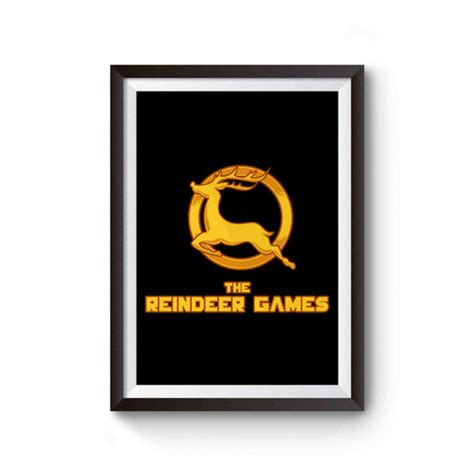 The Reindeer Games Hunger Games Rudolph Parody Poster