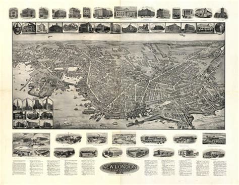 Historic Map - New London, CT - 1911 | World Maps Online