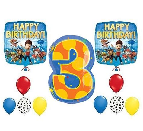 PAW Patrol 3rd Happy Birthday Balloon Decoration Kit- Buy Online in United Arab Emirates at ...
