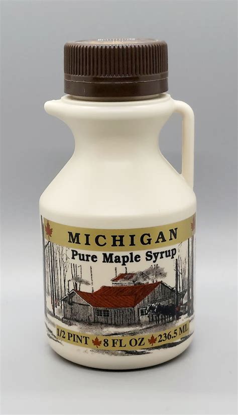 Maple Syrup - Plastic 8 oz - Almar Orchards