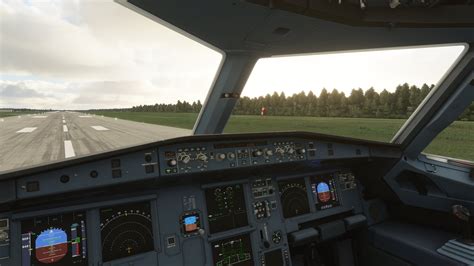 aircraft, cockpit, Airbus A320, 1080P, Microsoft Flight Simulator 2020 HD Wallpaper