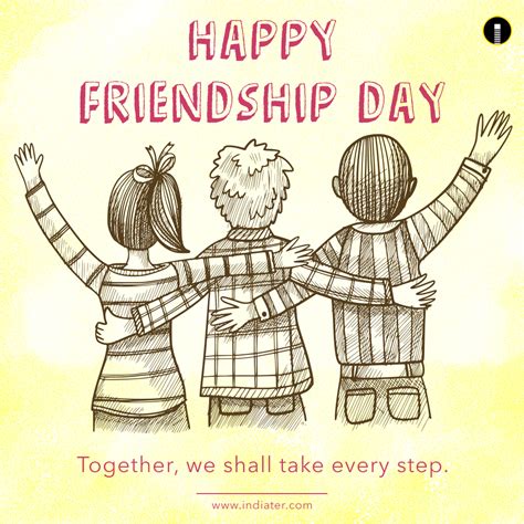 Friendship Day Background With Two Best Friends Free PSD Download - Indiater