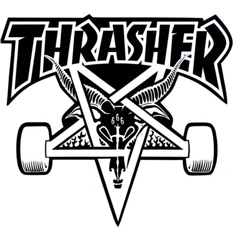 Pin by Glen on 666 | Skateboard stickers, Thrasher, Skate stickers