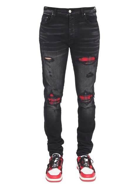 Amiri Slim Fit Jeans in Blue for Men | Lyst