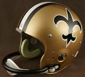 NEW ORLEANS SAINTS 1976-1982 NFL Authentic THROWBACK Football Helmet | eBay