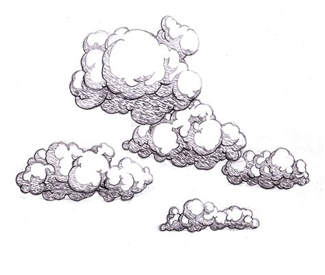 How To Draw Realistic Clouds