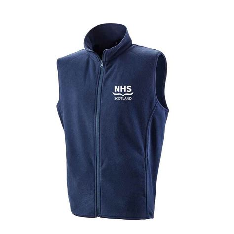 NHS Scotland Logo Micro Fleece Gilet