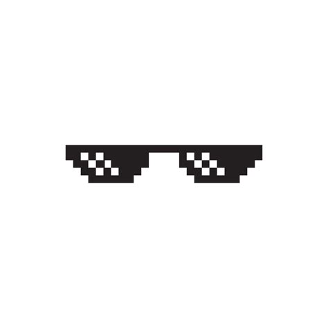 thug life sunglasses vector icon 6899227 Vector Art at Vecteezy