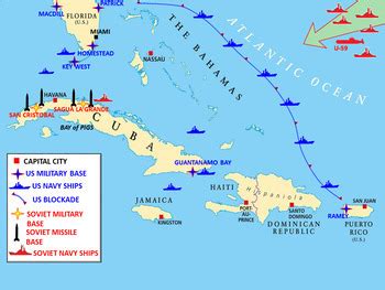 Map Of Cuban Missile Crisis