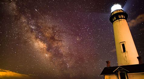 Stargazing at HI Pigeon Point Lighthouse Hostel - HI USA