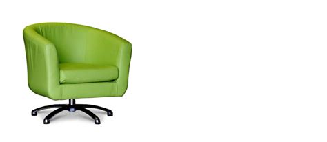 Lime Green Faux Leather Swivel Tub Chair | TubChairs.com