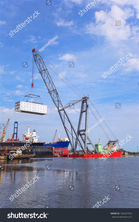 Heavy Lifting Floating Crane Vessel During Stock Photo 106207394 | Shutterstock