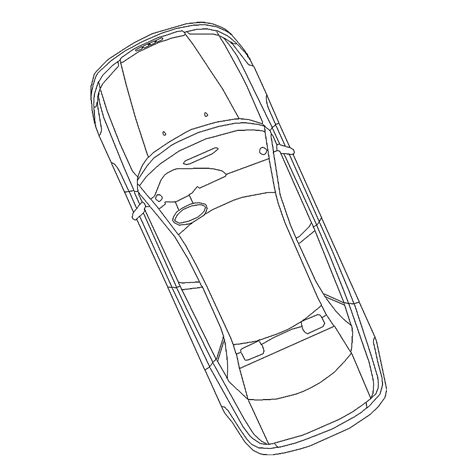 Car Top View Png Transparent Car Top View Sketch Line Draft Car | The Best Porn Website