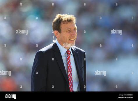 Ex England captain and SKY commentator Michael Atherton Stock Photo - Alamy