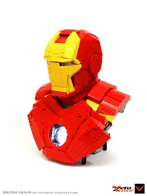 LEGO MOC Iron Man Helmet by ZetoVince | Rebrickable - Build with LEGO