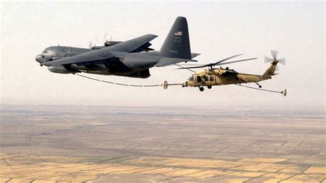 C-130. REFUELING US Air Force Reserve Helicopter 301st Rescue Squadron ...