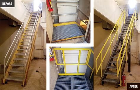 How fiberglass enhances industrial stair safety - JEC