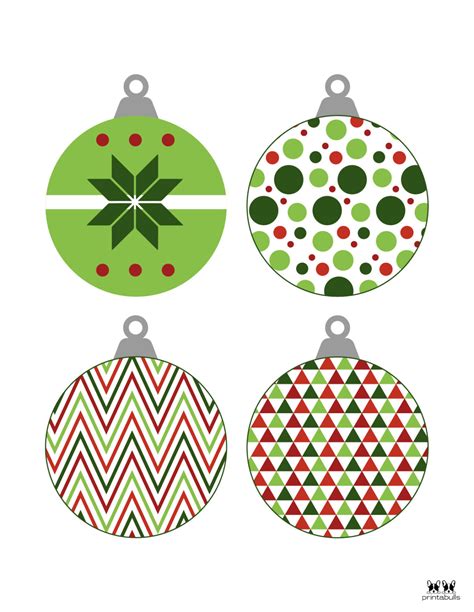 Printable Christmas Ornaments | Printabulls