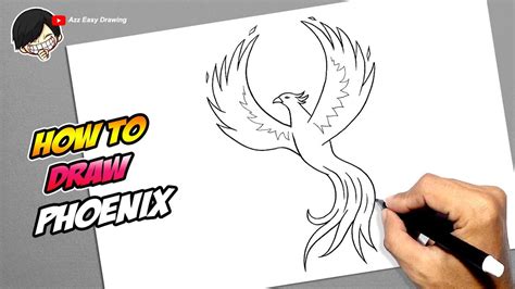 Phoenix Drawing Step By Step