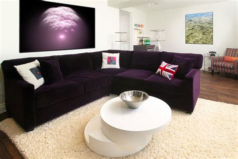 Great Looking Purple Couch Design Ideas