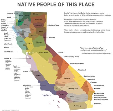 Map Of California Indian Tribes