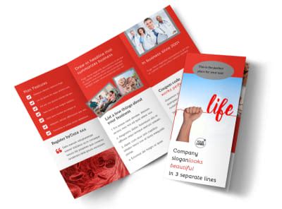 Blood Donation Centers Brochure Template | MyCreativeShop