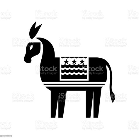 Democratic Icon Vector Sign And Symbol Isolated On White Background ...