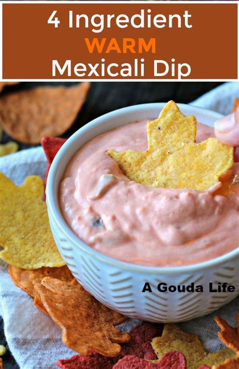 Mexicali Dip ~ easy, warm 4 ingredient appetizer ~ A Gouda Life | Recipe | Dip recipes, Catering ...