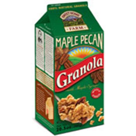 Maple Pecan Granola With Maple Syrup Cereal | MrBreakfast.com