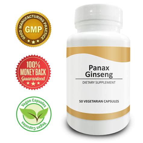 Pure Science Red Panax Ginseng 600mg - Increase Vitality & Libido - Dietary Supplements