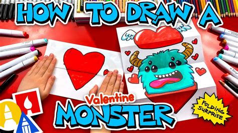 Art For Kids Hub Folding Surprise Monster / We love art and we love you!. - Goimages Quack