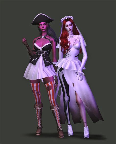 Sims 4 Cc Halloween Costumes - 276 Tech