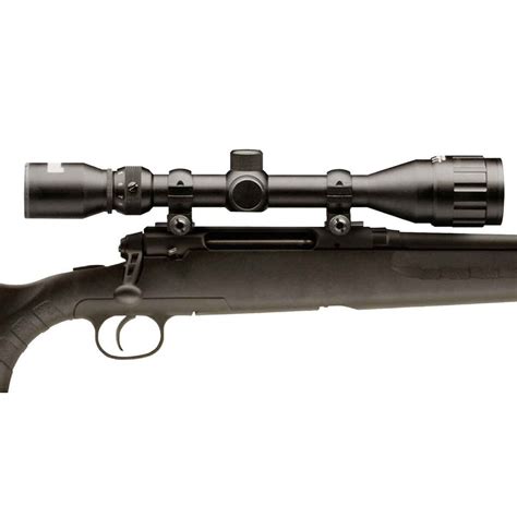 Savage Axis XP Scope Combo Bushnell 4-12x40mm Matte Black Bolt Action Rifle - 223 Remington ...