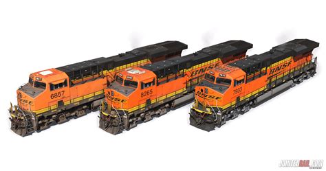 EMD SD70MAC – BNSF 4-Pack – JointedRail.com